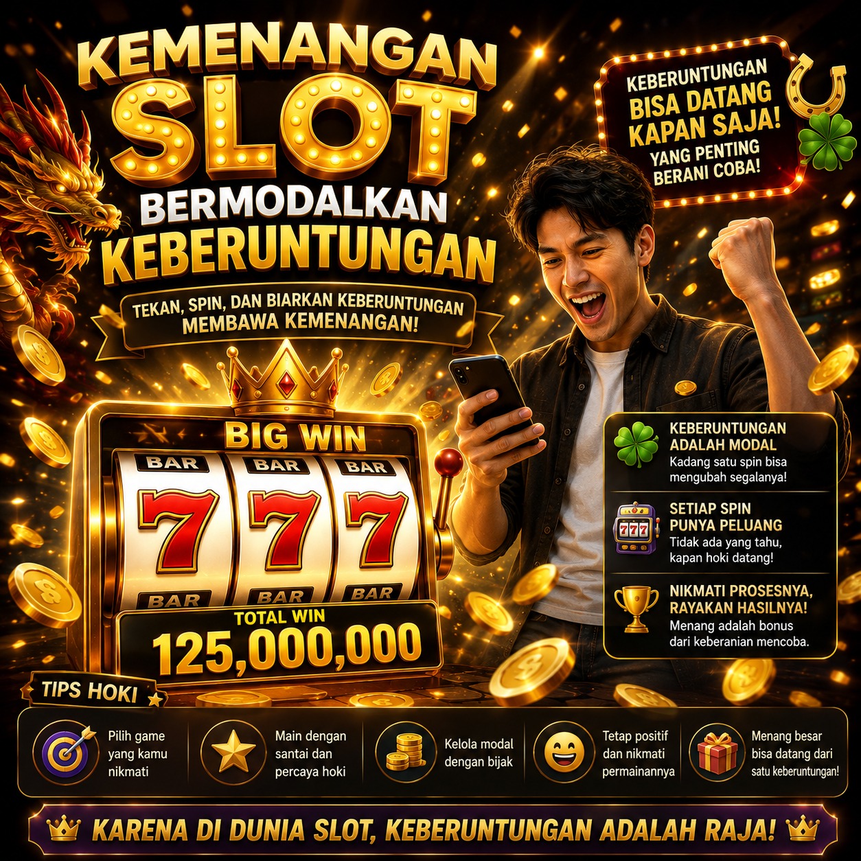 Slot Bermodalkan Keberuntungan