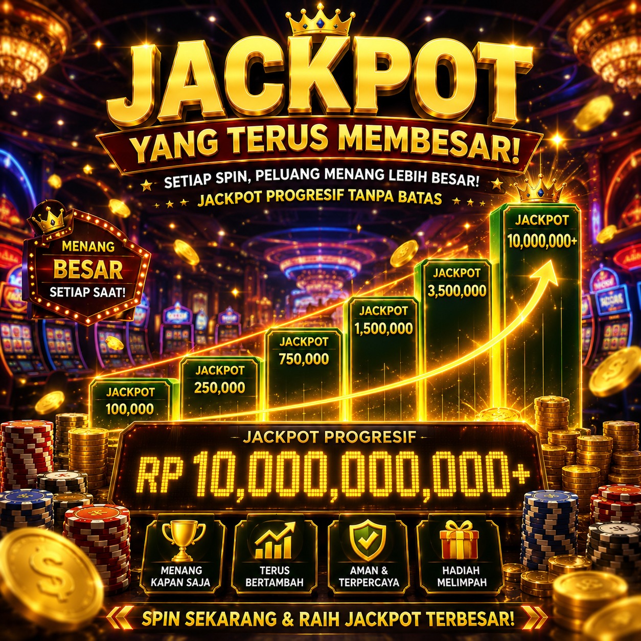 Jackpot yang Terus Membesar